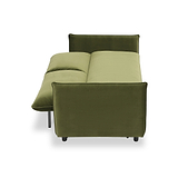 Thalia 2 Seater Olive Pop Up Sofa Bed by Roseland Furniture