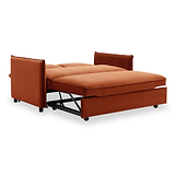 Thalia 2 Seater Burnt Orange Pop Up Sofa Bed by Roseland Furniture