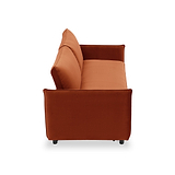 Thalia 2 Seater Burnt Orange Pop Up Sofa Bed by Roseland Furniture