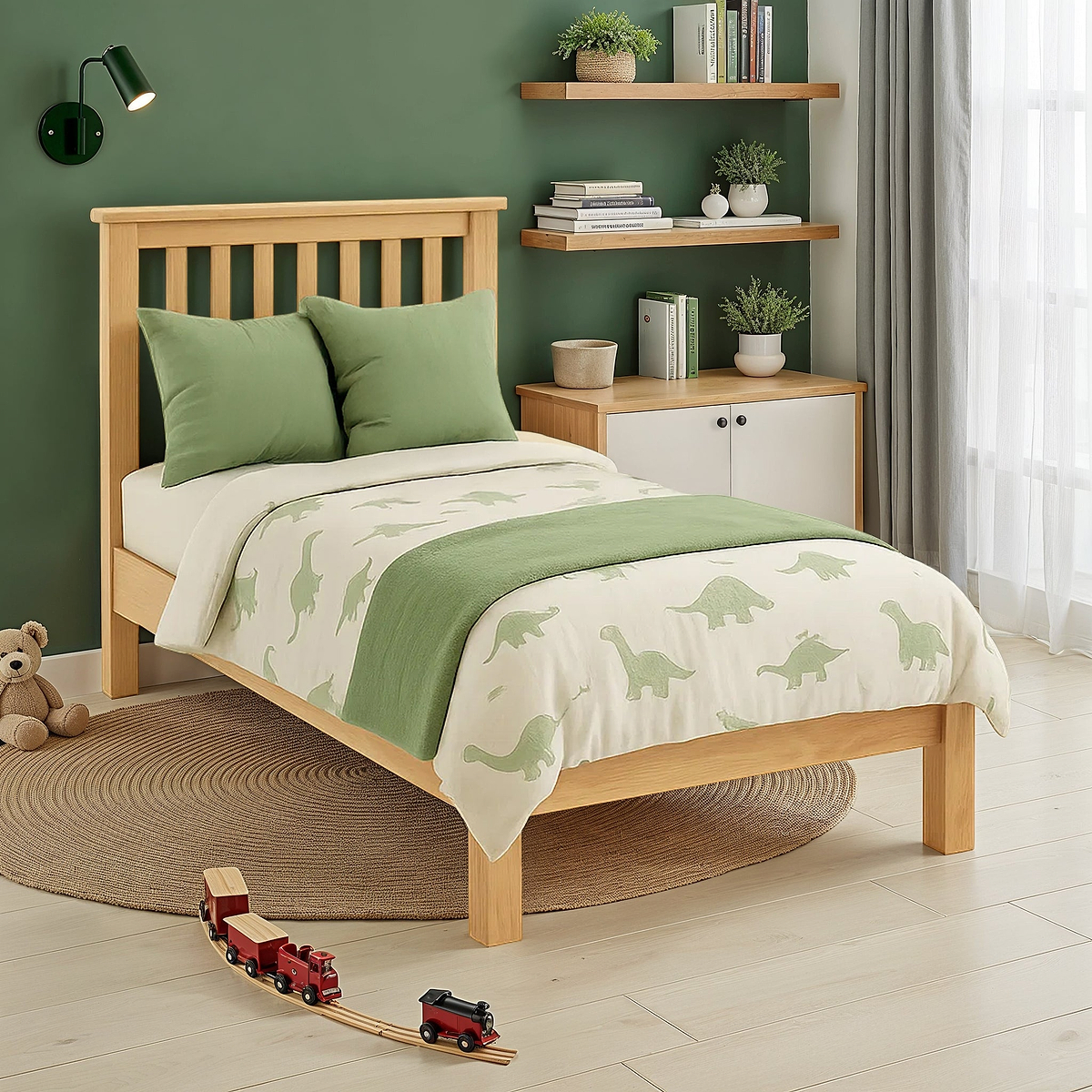 Newlyn Oak Bed Frame from Roseland Furniture