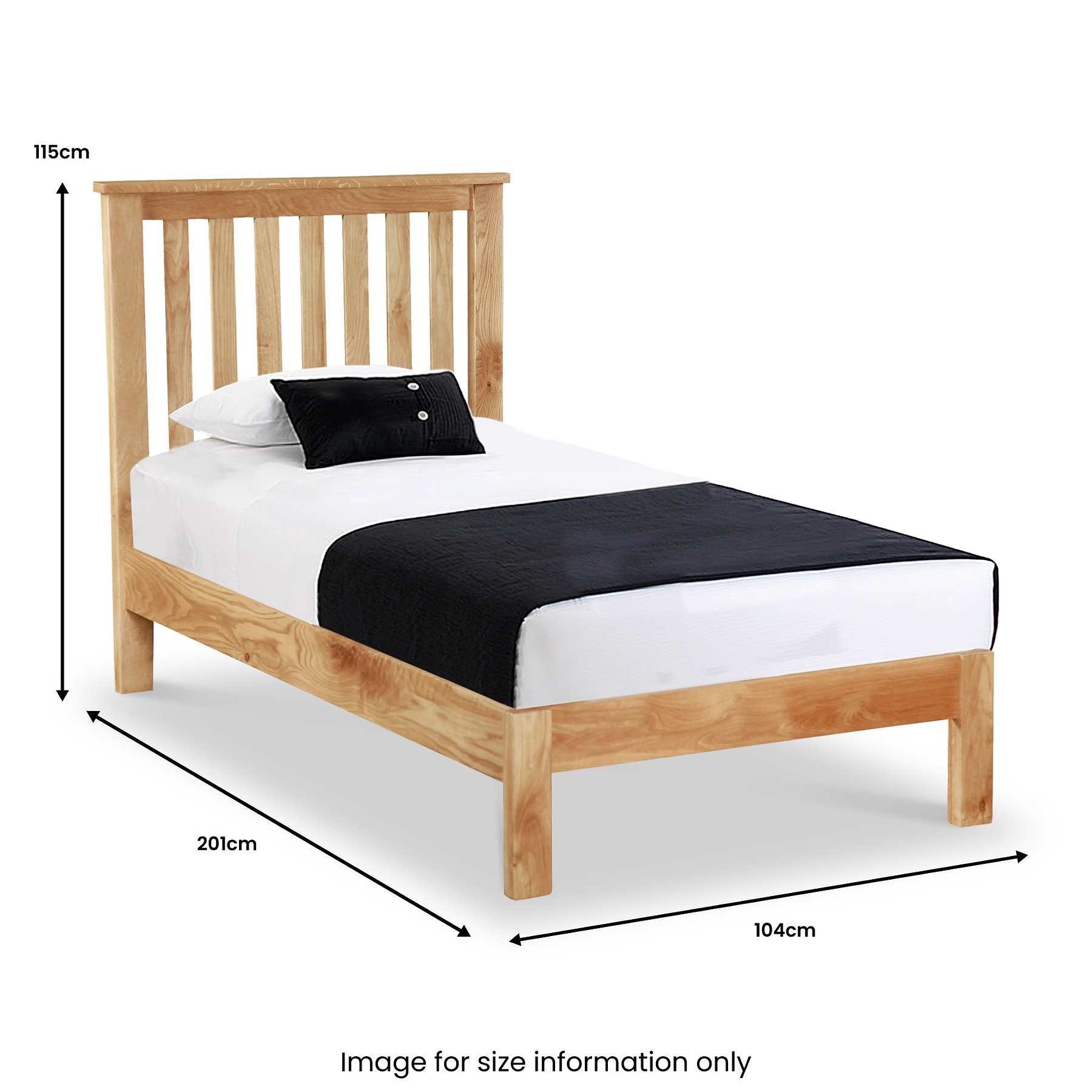 Newlyn Oak Bed Frame from Roseland Furniture