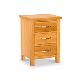 Newlyn Oak Bedside Table from Roseland Furniture