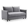 Thalia 2 Seater Grey Pop Up Sofa Bed by Roseland Furniture