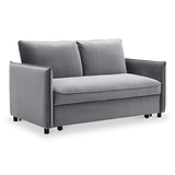 Thalia 2 Seater Grey Pop Up Sofa Bed by Roseland Furniture