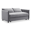 Thalia 2 Seater Grey Pop Up Sofa Bed by Roseland Furniture