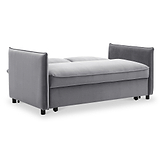 Thalia 2 Seater Grey Pop Up Sofa Bed by Roseland Furniture