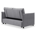 Thalia 2 Seater Grey Pop Up Sofa Bed by Roseland Furniture