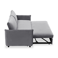 Thalia 2 Seater Grey Pop Up Sofa Bed by Roseland Furniture