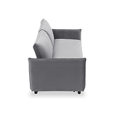 Thalia 2 Seater Grey Pop Up Sofa Bed by Roseland Furniture