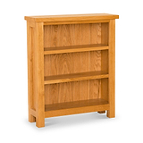 Newlyn Oak Small Bookcase from Roseland Furniture
