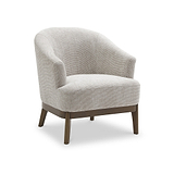 Toira Natural Woven Chenille Chair from Roseland Furniture