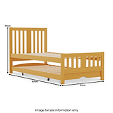 Finchley Guest Bed with Trundle dimensions