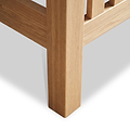 Zelah Oak Bed Frame from Roseland Furniture