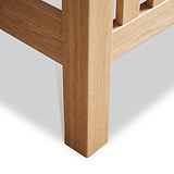 Zelah Oak Bed Frame from Roseland Furniture