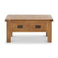 Zelah Oak Coffee Table with Drawer from Roseland Furniture
