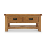 Zelah Oak King Coffee Table from Roseland Furniture