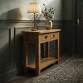 Zelah Oak Console Table from Roseland Furniture