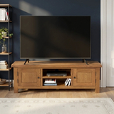Zelah Oak 150cm TV Stand by Roseland Furniture