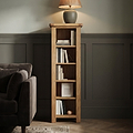 Zelah Oak Narrow Bookcase by Roseland Furniture