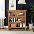 Zelah Oak Small Bookcase from Roseland Furniture