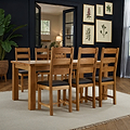 Zelah Oak 180-230cm Extending Dining Table from Roseland Furniture