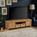Zelah Oak 180cm TV Stand by Roseland Furniture