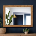 Zelah Oak Mirror by Roseland Furniture