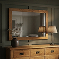Zelah Oak Mirror by Roseland Furniture