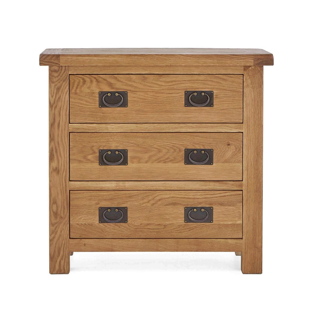 Zelah Oak 3 Drawer Chest Roseland Furniture