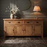 Zelah Oak Extra Large Sideboard from Roseland Furniture