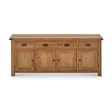 Zelah Oak Extra Large Sideboard from Roseland Furniture