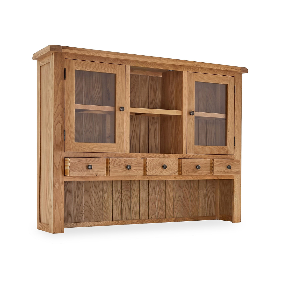 Zelah Oak Large Hutch by Roseland Furniture