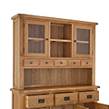 Zelah Oak Large Hutch by Roseland Furniture