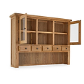 Zelah Oak Large Hutch by Roseland Furniture