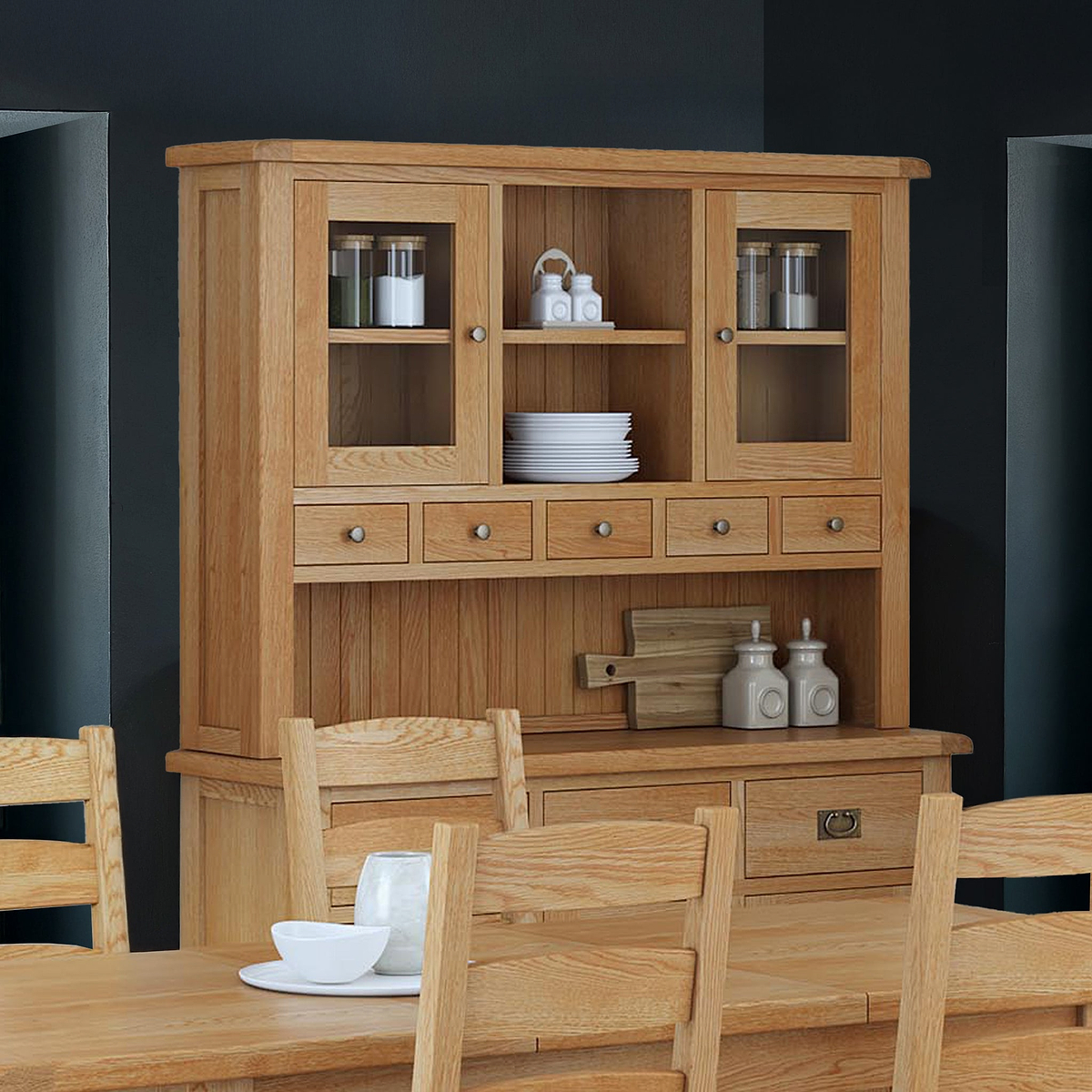 Zelah Large Hutch by Roseland Furnture