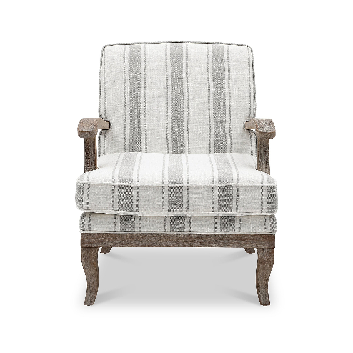 Sandringham Linen Striped Accent Chair from Roseland Furniture