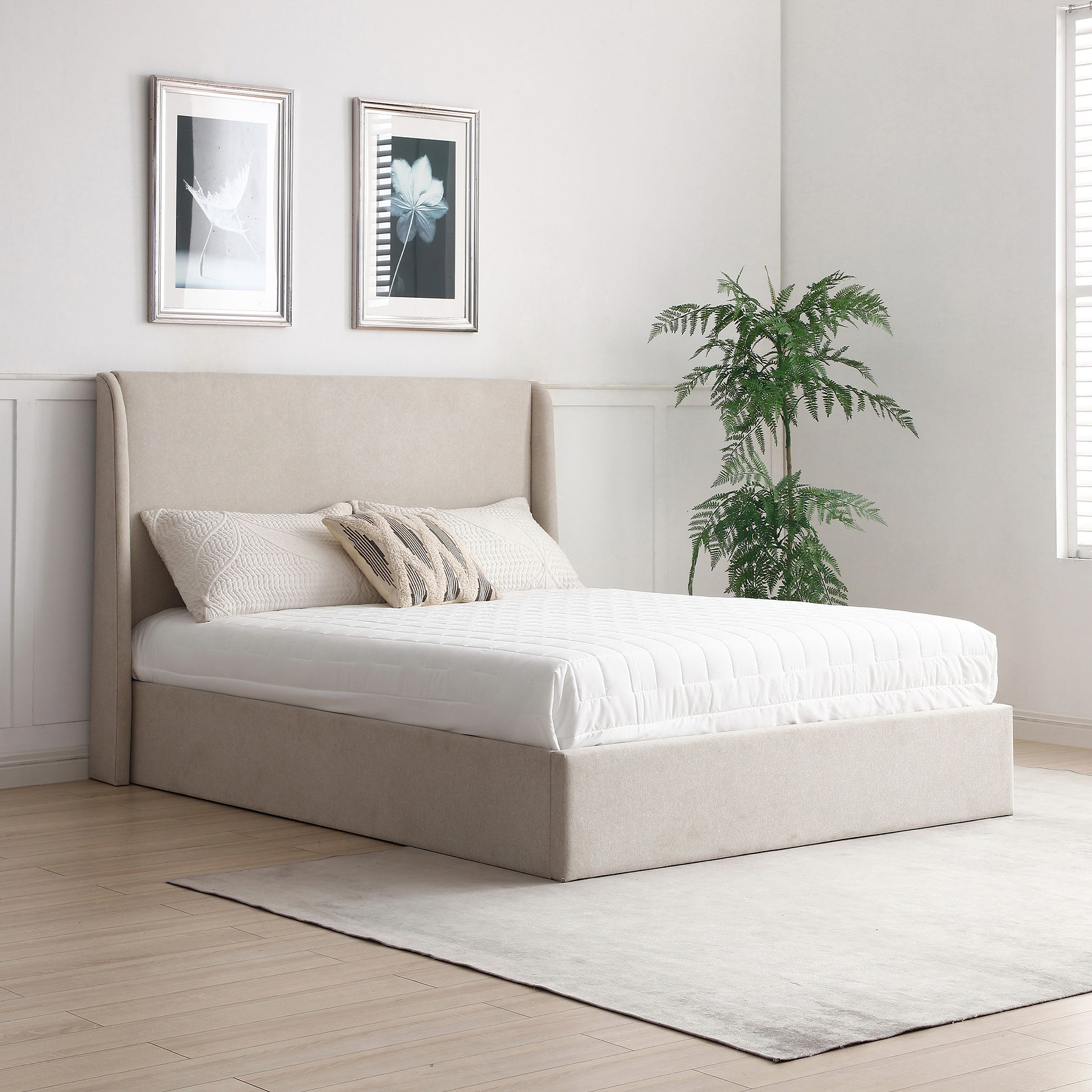 Deacon Stone Multilift Ottoman Bed from Roseland Furniture