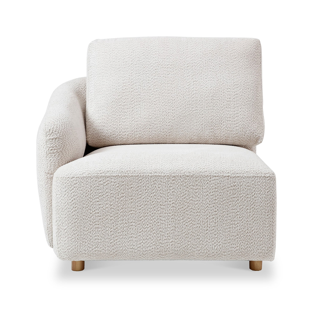 Fairfax-boucle-modular-left-arm-corner-sofa-piece-nat from Roseland Furniture