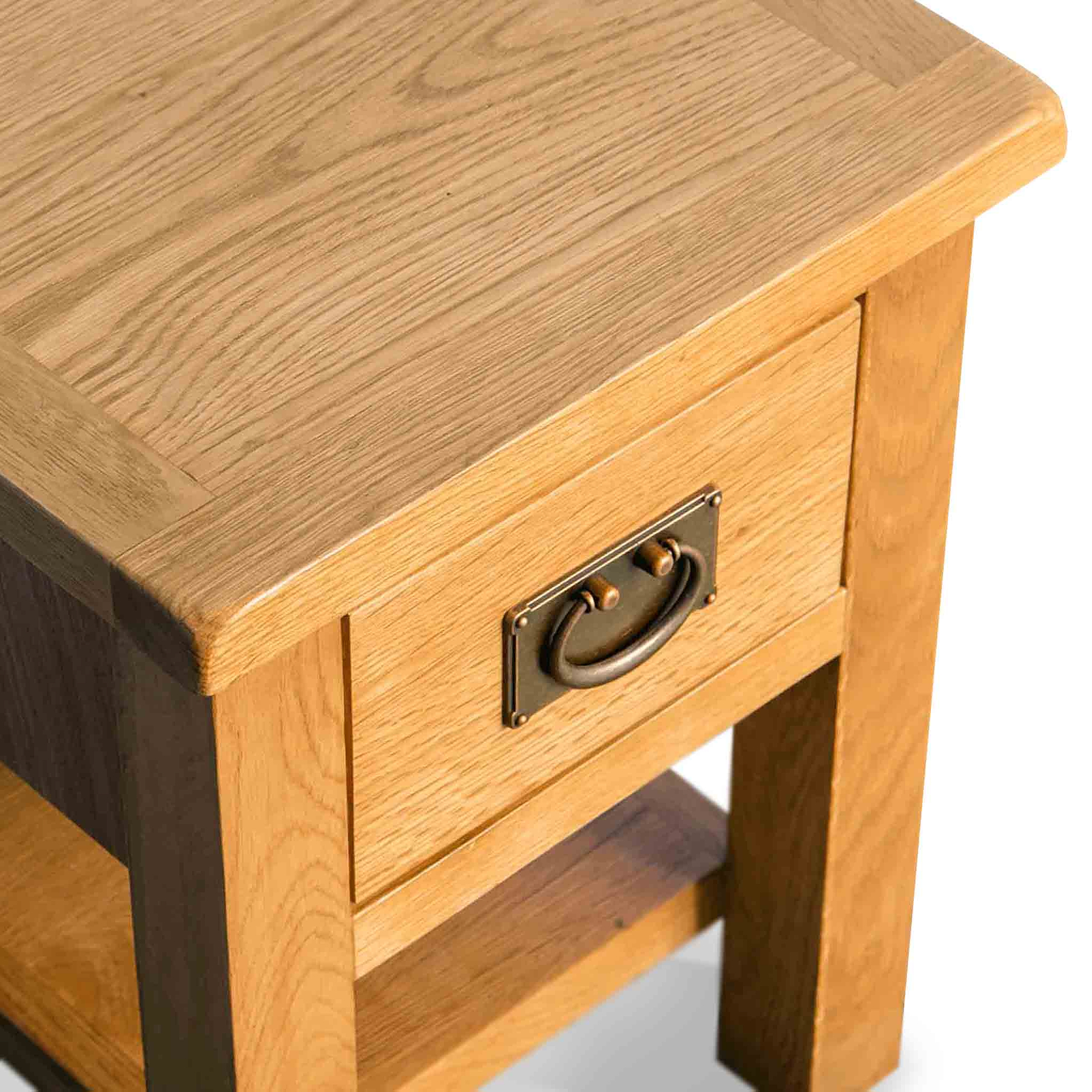 Surrey Oak Lamp Table by Roseland Furniture