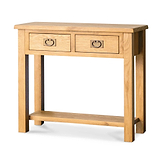 Surrey Oak Console Table from Roseland Furniture