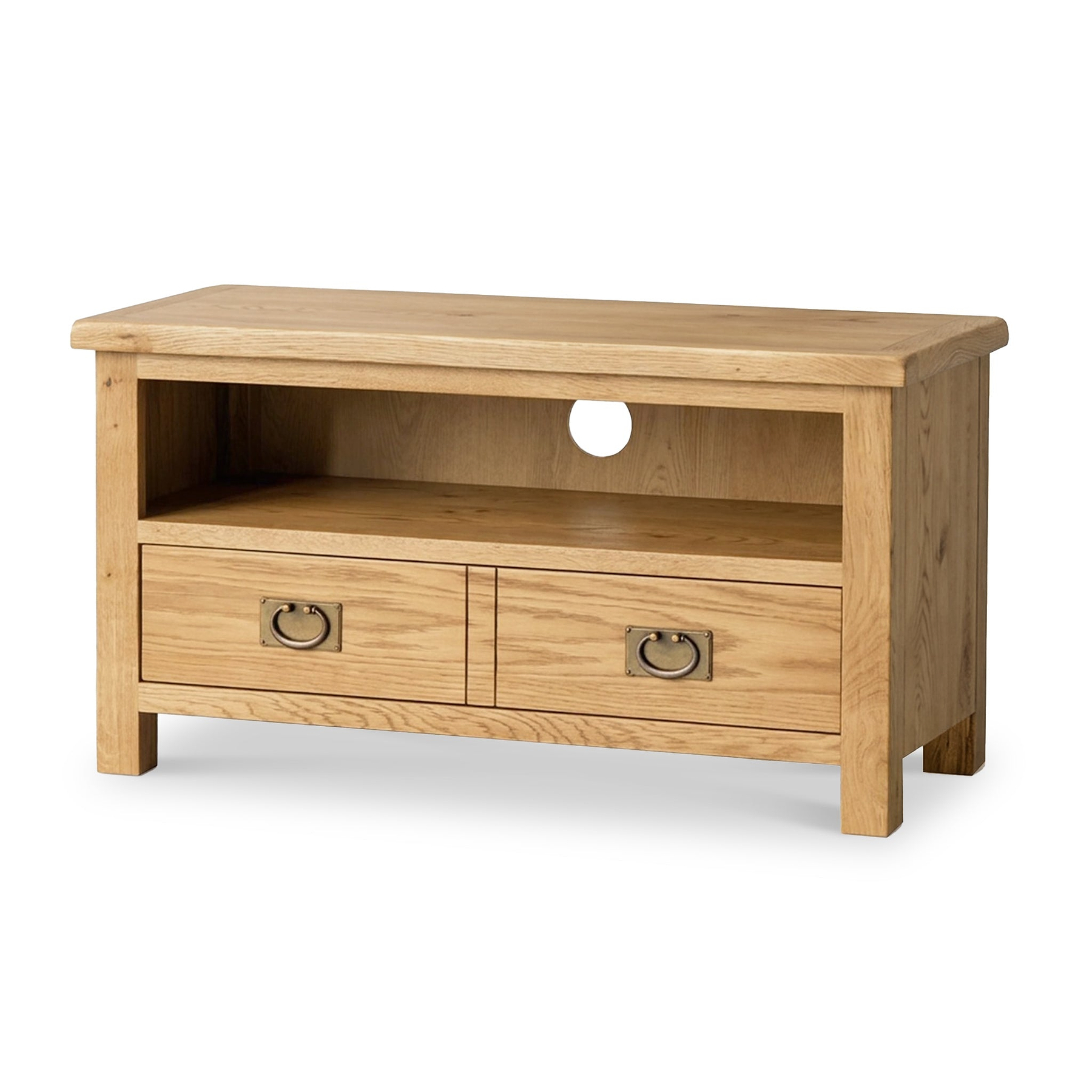 Surrey Oak 90cm TV Stand for living room from Roseland Furniture