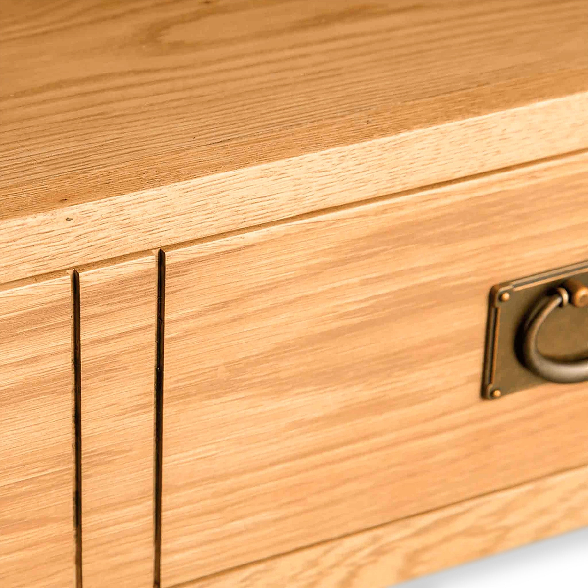 Surrey Oak 90cm TV Stand for living room from Roseland Furniture