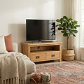 Surrey Oak 90cm TV Stand for living room from Roseland Furniture