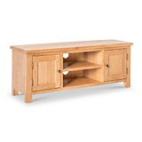 Surrey Oak TV Stand 120cm by Roseland Furniture