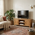 Surrey Oak TV Stand 120cm by Roseland Furniture