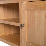 Surrey Oak 180cm Extra Wide TV Stand from Roseland Furniture