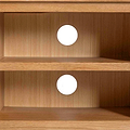 Surrey Oak 180cm Extra Wide TV Stand from Roseland Furniture