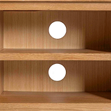 Surrey Oak 180cm Extra Wide TV Stand from Roseland Furniture