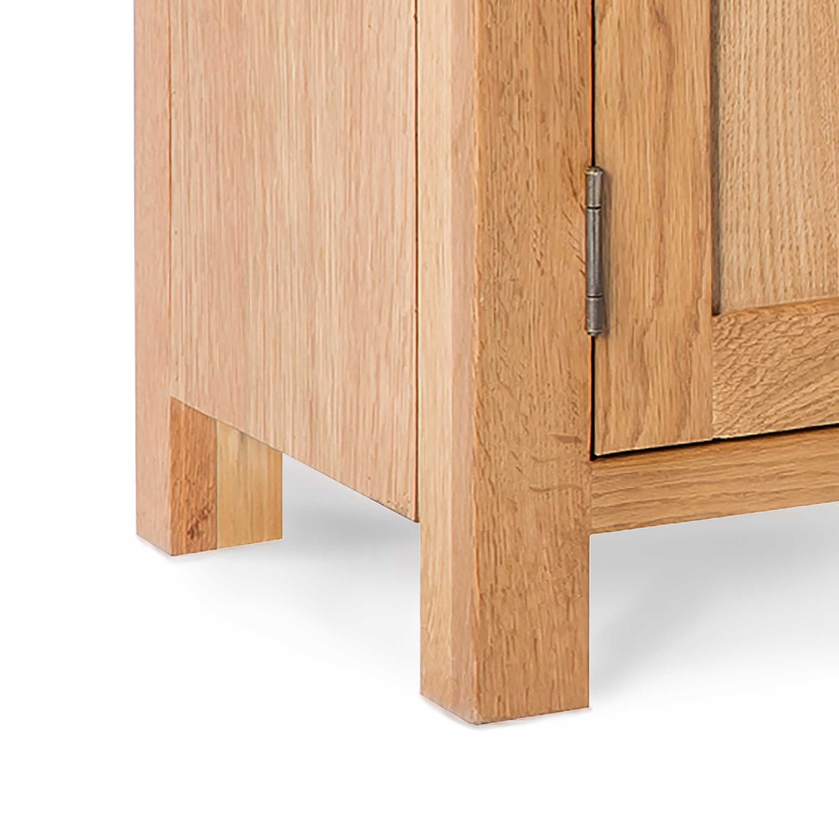 Surrey Oak 180cm Extra Wide TV Stand from Roseland Furniture