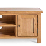 Surrey Oak 180cm Extra Wide TV Unit from Roseland Furniture
